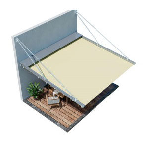 A hiên có thể thu vào nhôm pergola gấp tất cả các mùa PVC Mái